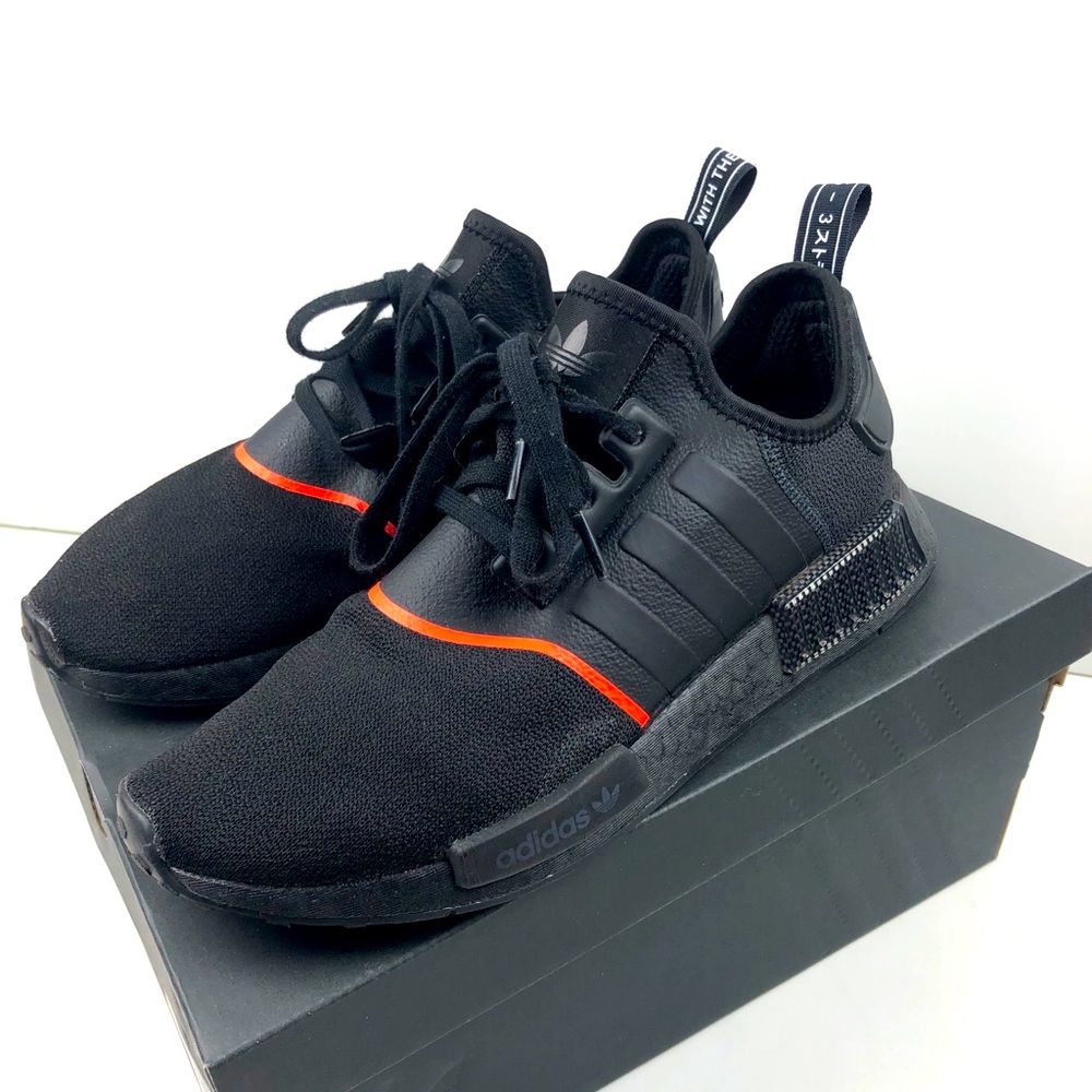 Adidas Originals NMD R1 Solar Red/ Black Size 10.5